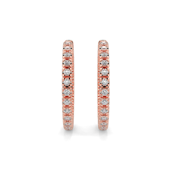 Diamond Hoop Earrings - Ian Sharp Jeweller