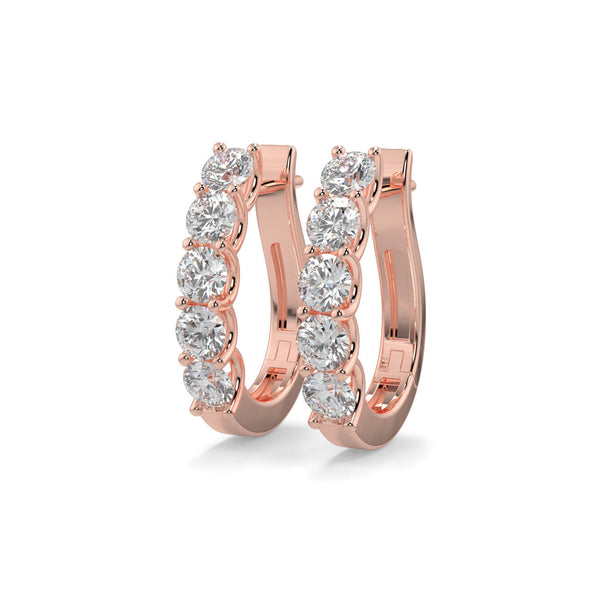 Diamond Huggie Earrings - Ian Sharp Diamond Jewellery