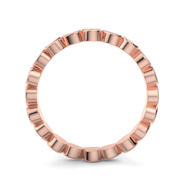 Diamond Round and Pear Shaped Eternity Ring - Ian Sharp Jewellery