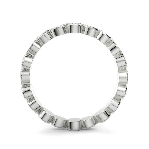 Diamond Round and Pear Shaped Eternity Ring - Ian Sharp Jewellery
