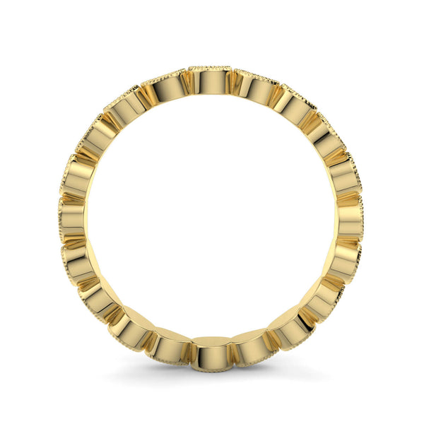 Diamond Round and Pear Shaped Eternity Ring - Ian Sharp Jewellery