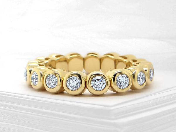Diamond Bubble Eternity Ring - Ian Sharp Diamond Jewellery