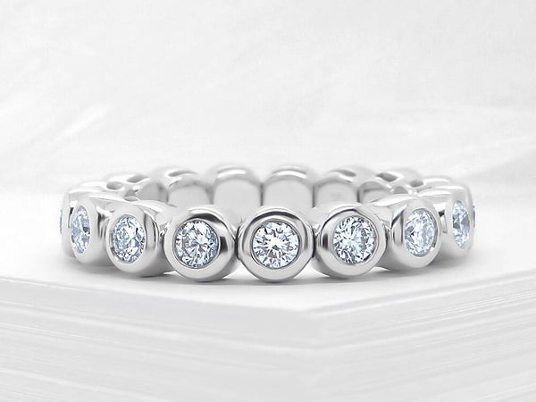 Diamond Bubble Eternity Ring - Ian Sharp Diamond Jewellery