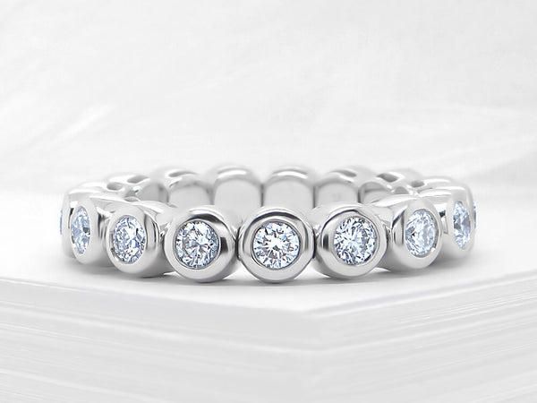 Diamond Bubble Eternity Ring - Ian Sharp Diamond Jewellery