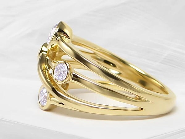 Diamond Bubble Ring - Ian Sharp Jewellery