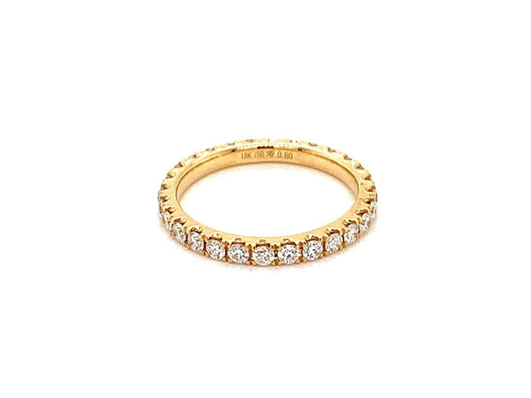 18k Yellow Gold Diamond Eternity Ring - Ian Sharp Jewellery