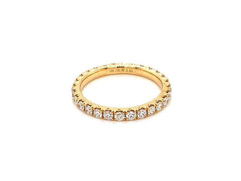 18k Yellow Gold Diamond Eternity Ring - Ian Sharp Jewellery