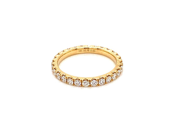 18k Yellow Gold Diamond Eternity Ring - Ian Sharp Jewellery