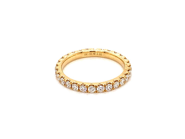 18k Yellow Gold Diamond Eternity Ring - Ian Sharp Jewellery