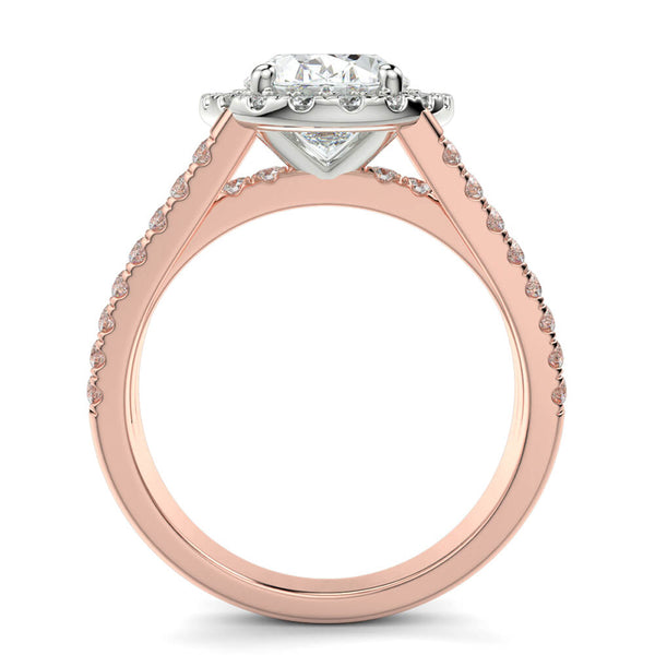 Magico Oval Diamond Ring Mount - Ian Sharp Jewellery