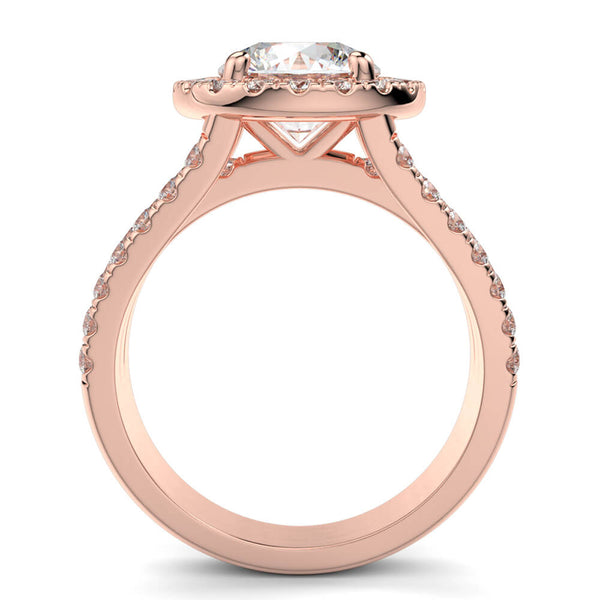 Magico Round Diamond Ring Mount - Ian Sharp Jewellery