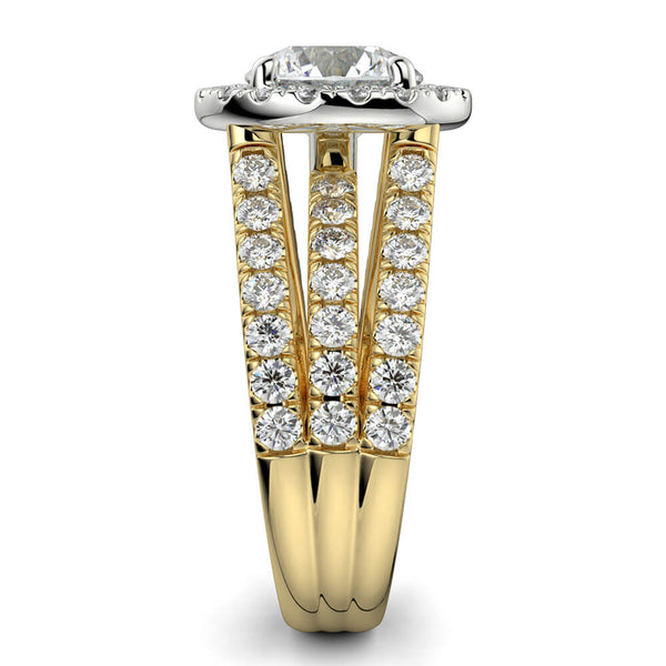 Magico Round Diamond Ring Mount - Ian Sharp Jewellery