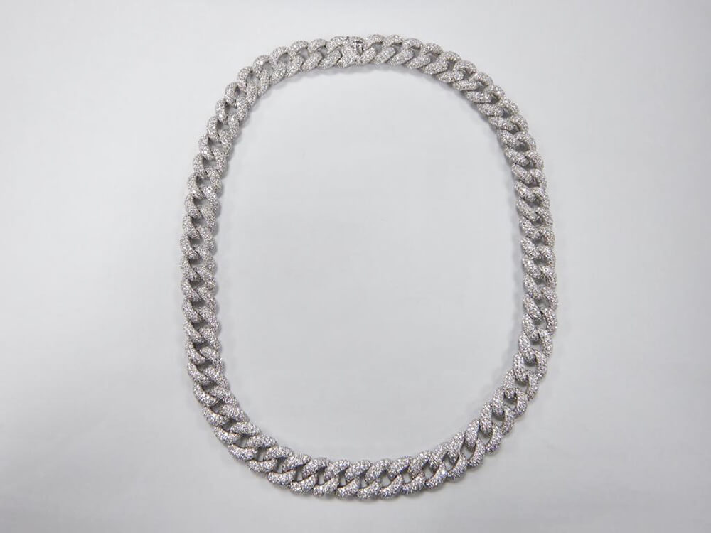 Diamond link outlet necklace