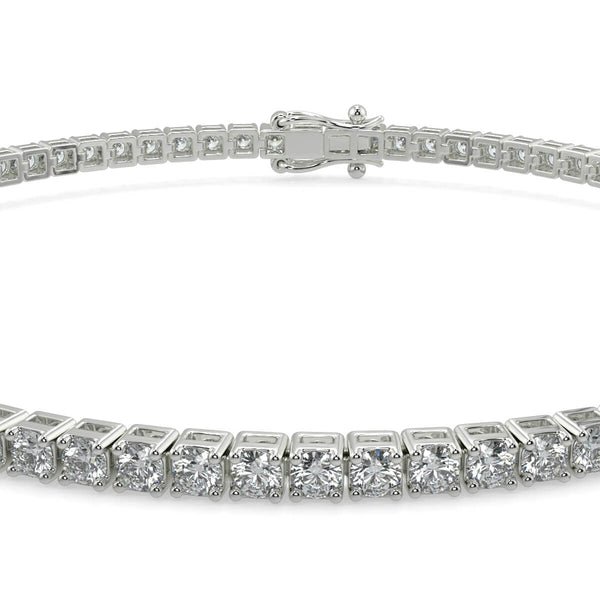 Diamond 4 Claw Tennis Bracelet - Ian Sharp Jewellery