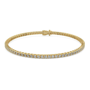 Diamond 4 Claw Tennis Bracelet - Ian Sharp Jewellery