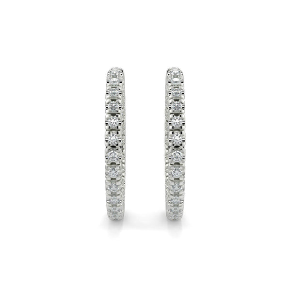 Diamond Hoop Earrings - Ian Sharp Jeweller