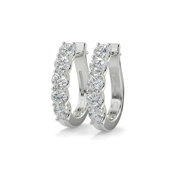 Diamond Huggie Earrings - Ian Sharp Diamond Jewellery