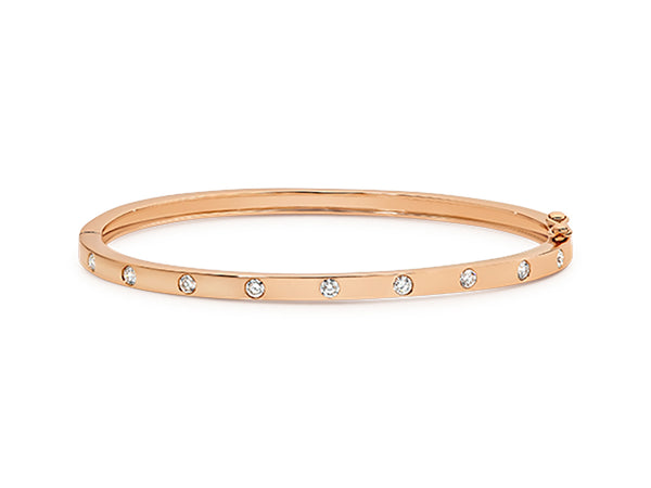 Classic Diamond Bangle - Ian Sharp Jewellery