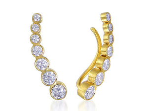 Diamond Crawler Earring - Ian Sharp Jewellery