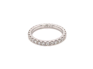 18k White Gold Diamond Eternity Ring - Ian Sharp Jewellery