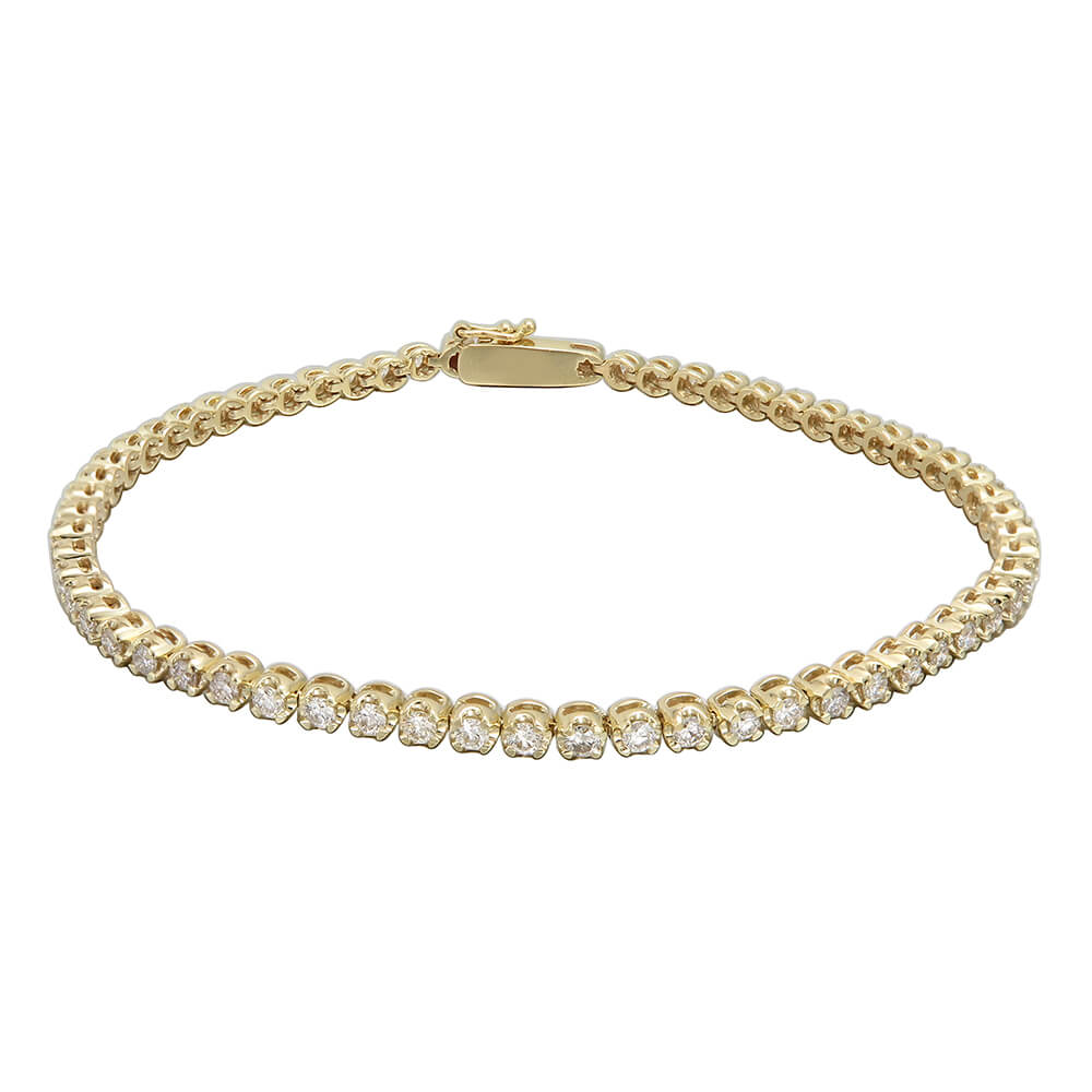 Illusion Set Diamond Tennis Bracelet Ian Sharp Fine Jewellery
