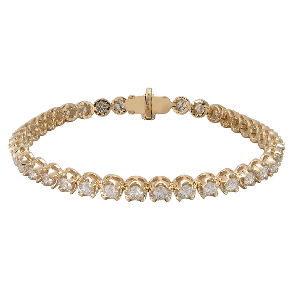 Champagne diamond tennis bracelet online