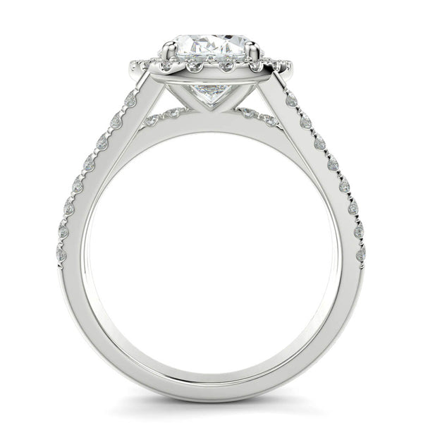 Magico Oval Diamond Ring Mount - Ian Sharp Jewellery