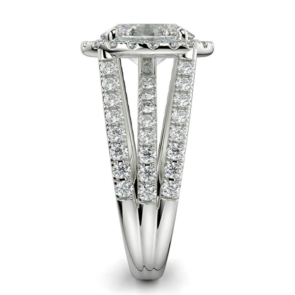 Magico Oval Diamond Ring Mount - Ian Sharp Jewellery