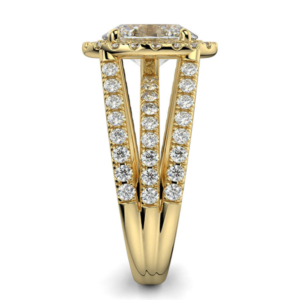 Magico Oval Diamond Ring Mount - Ian Sharp Jewellery