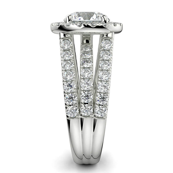 Magico Round Diamond Ring Mount - Ian Sharp Fine Jewellery