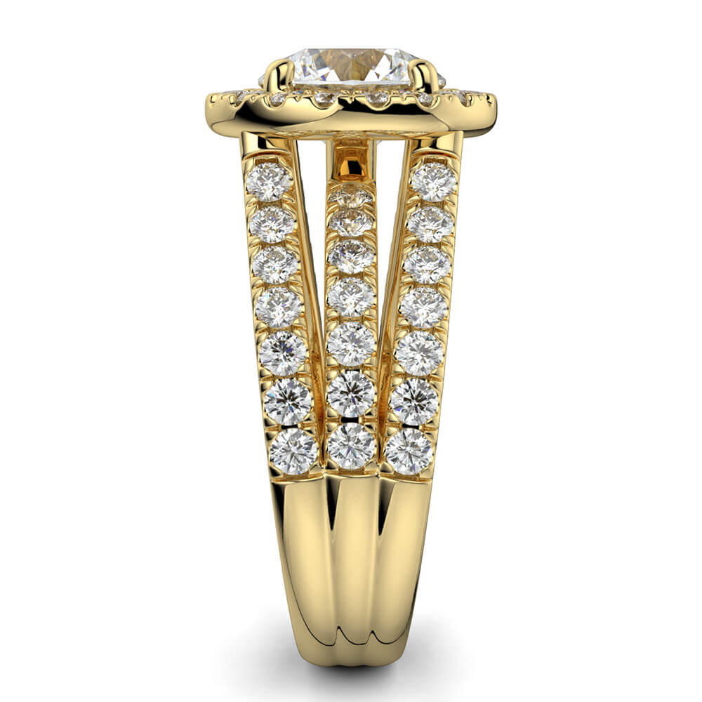 Magico Round Diamond Ring Mount - Ian Sharp Jewellery