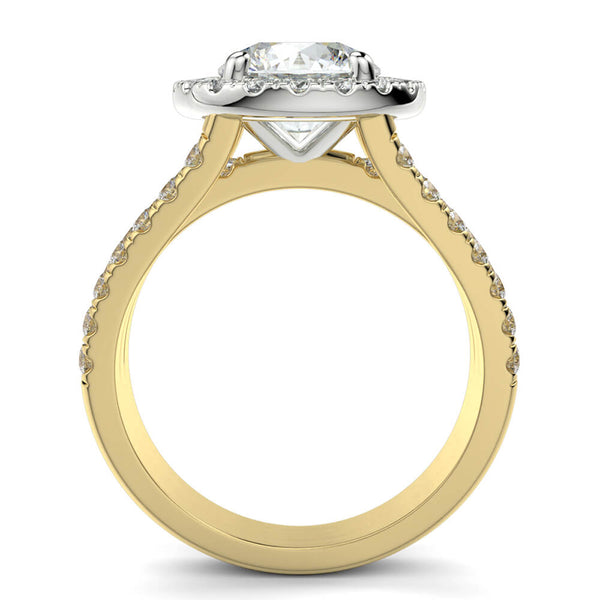 Magico Round Diamond Ring Mount - Ian Sharp Jewellery